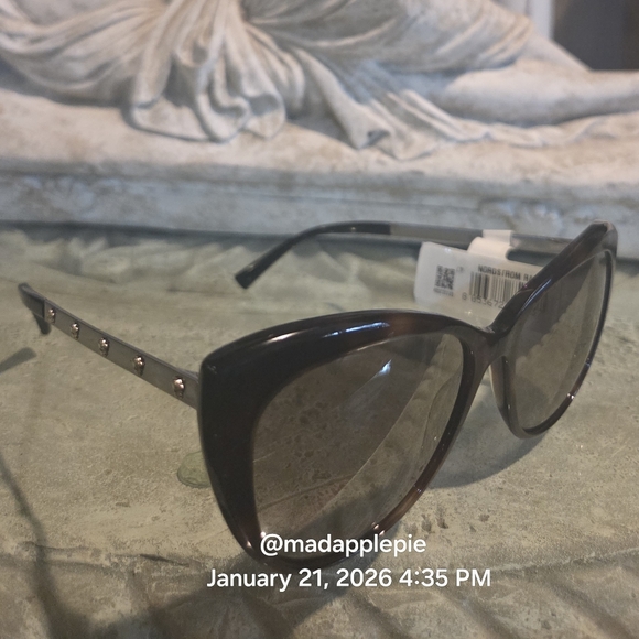 Versace Medusa Cat Eye Sunglasses Havanah Luxury Designer Mod4348 #166